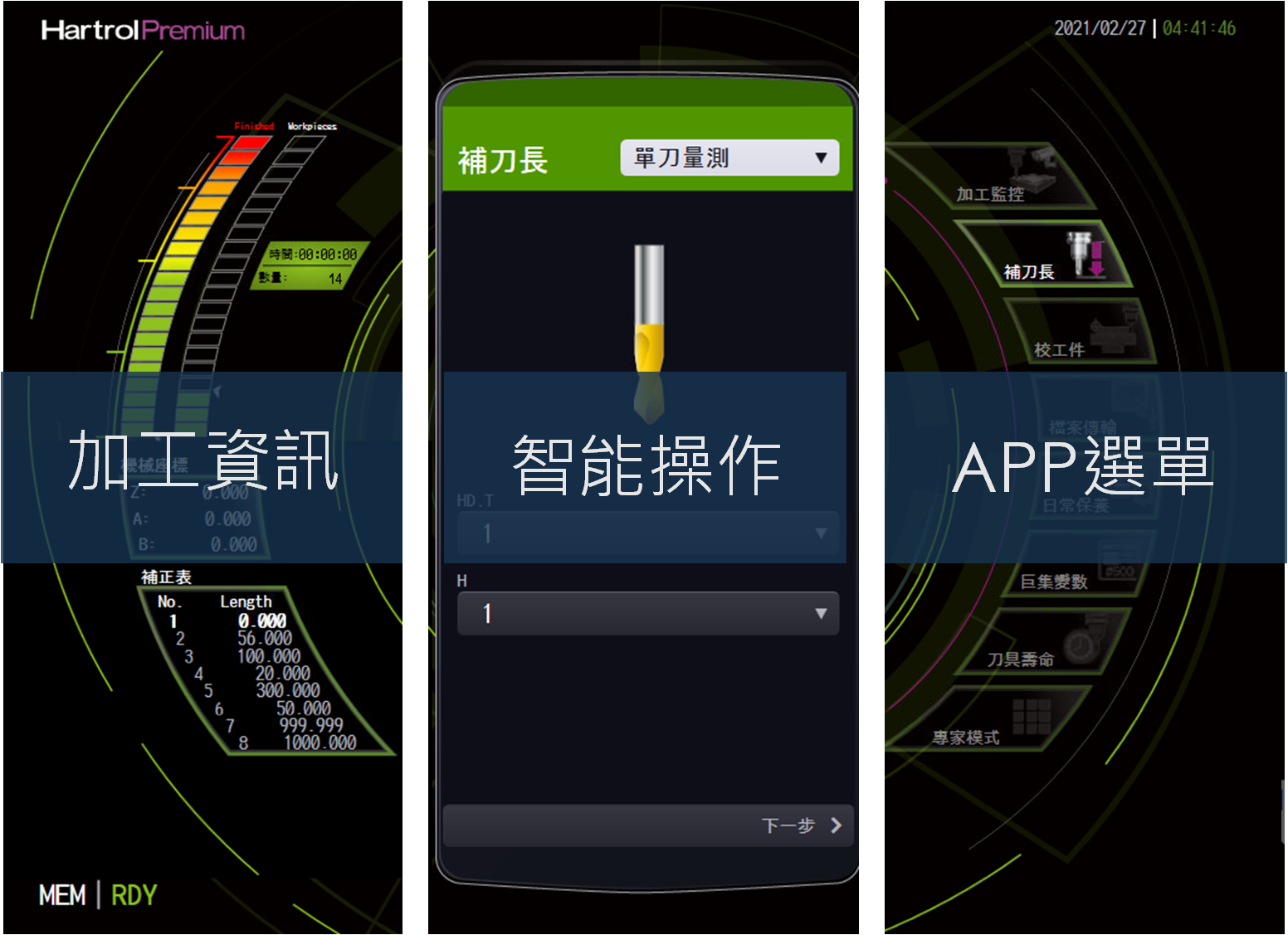 臺灣協鴻機床數控系統-Hartrol Premium 2021 全新自我畫面 正式登場!!